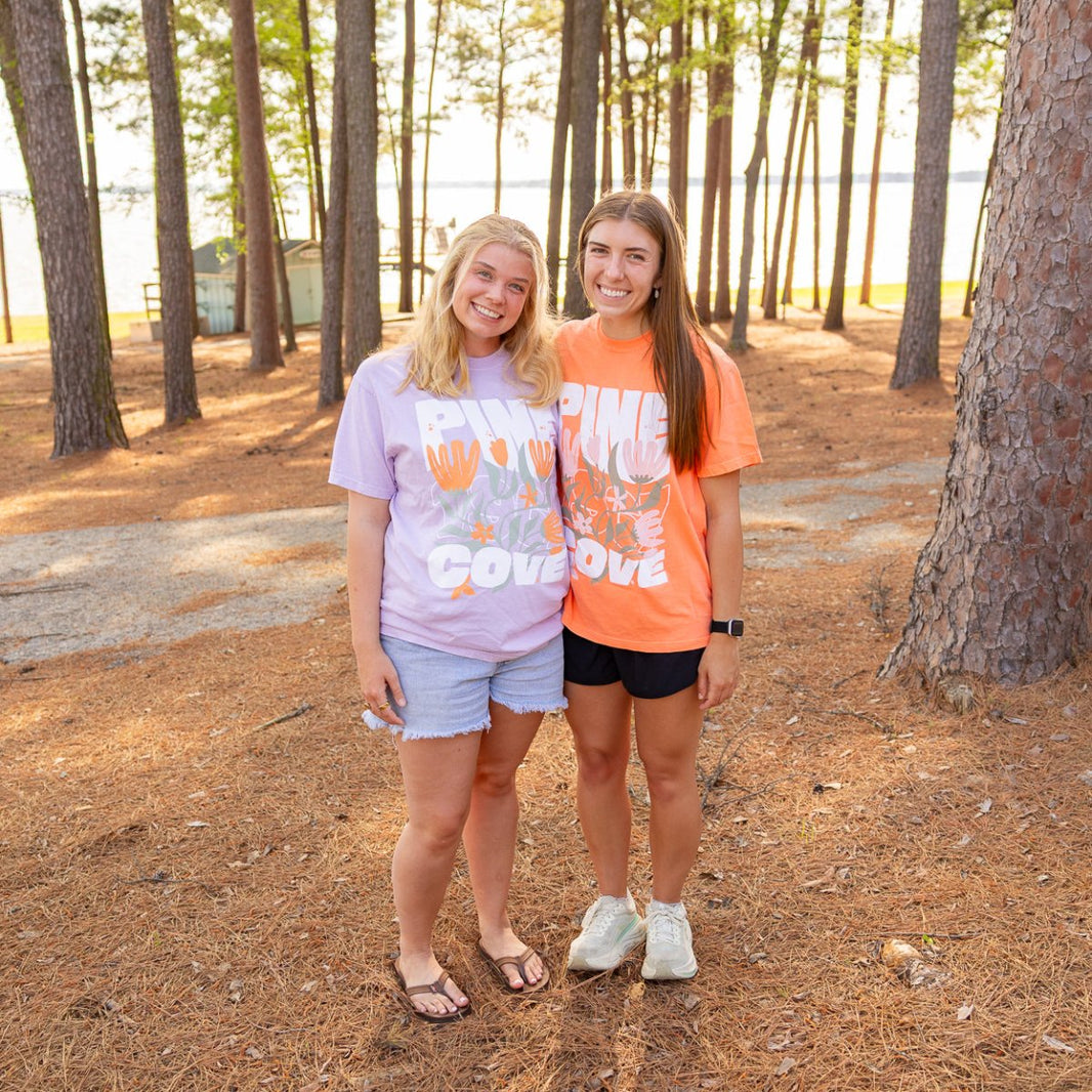 Adult Flower Tee - Pine Cove Web Store