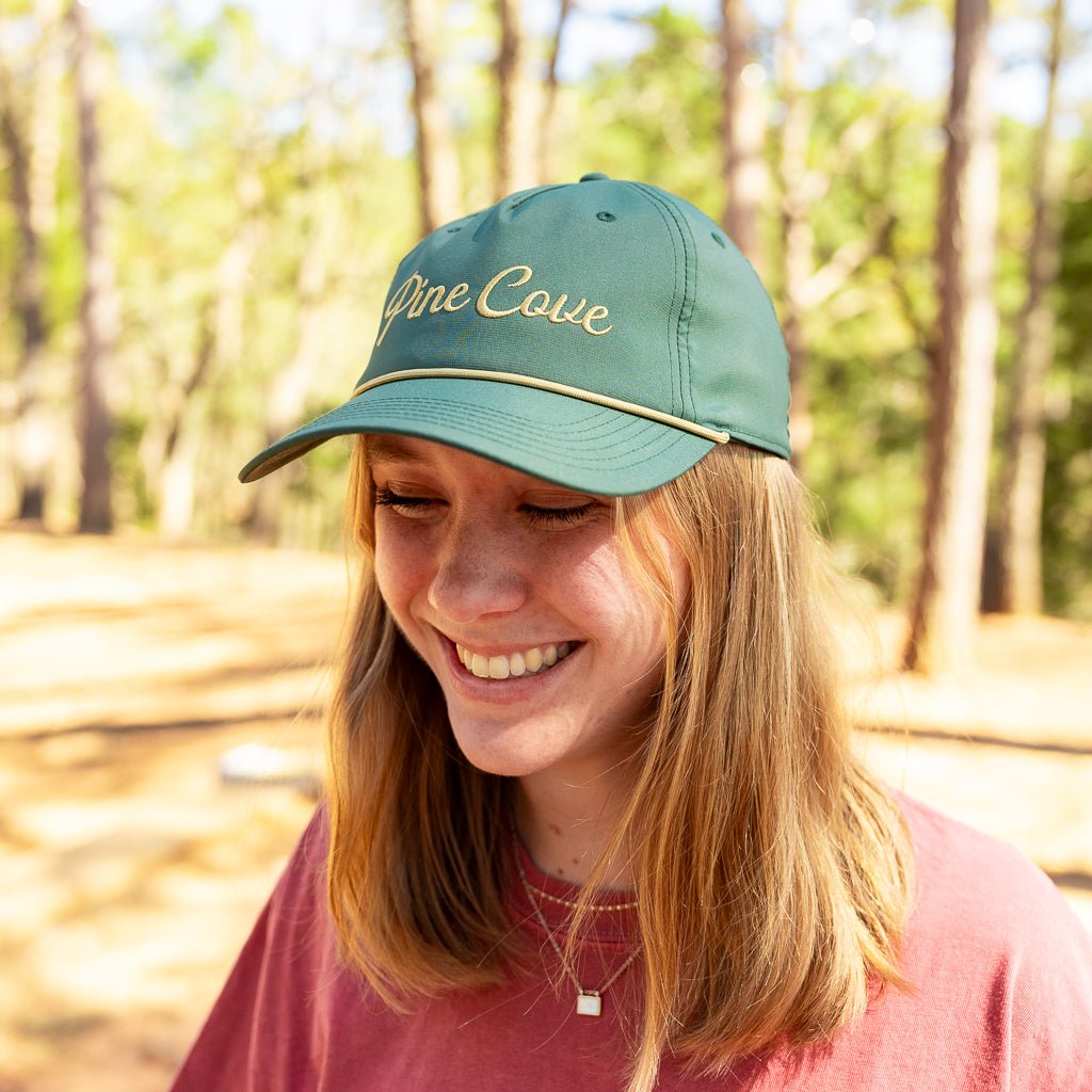 Green Athletic Hat - Pine Cove Web Store