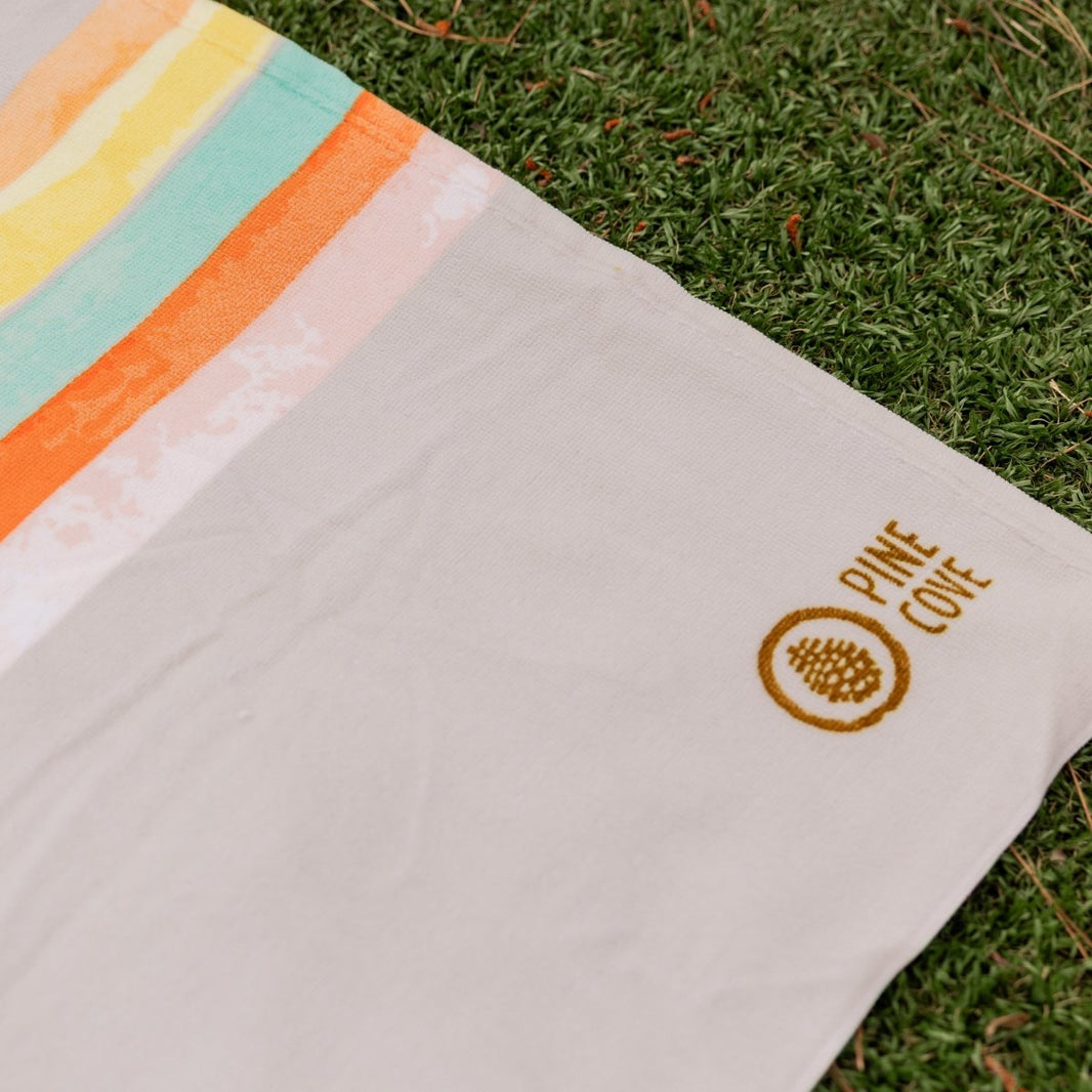 Beach Towel Striped - Pine Cove Web Store