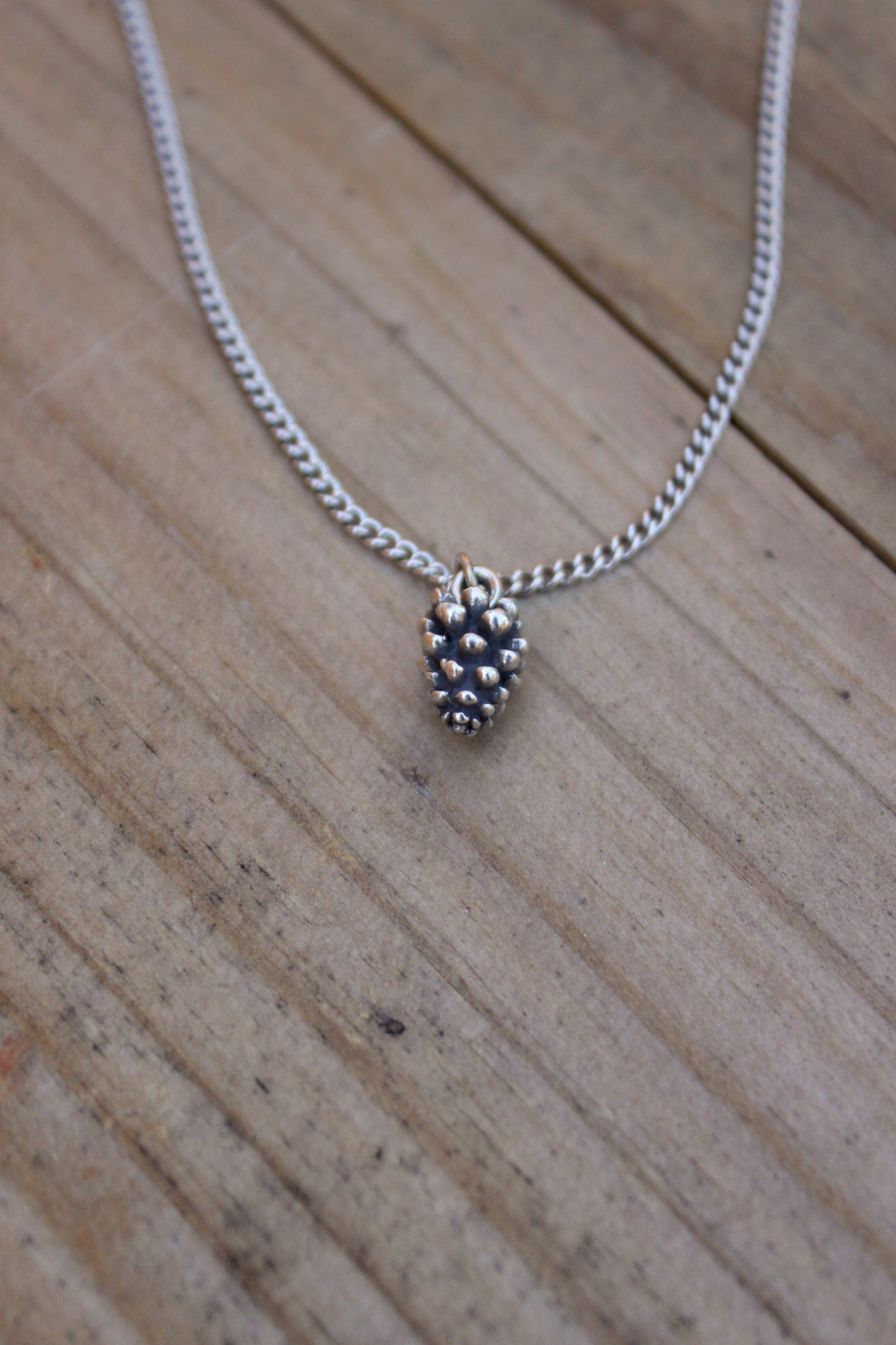 Necklace Pine Cone Pendant