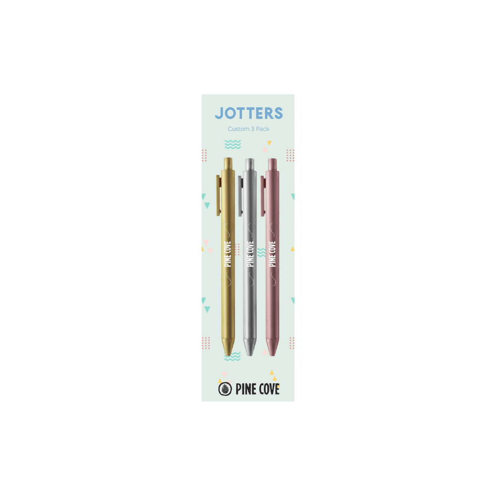 Jotter Metallic Pen 3 Pack - Pine Cove Web Store