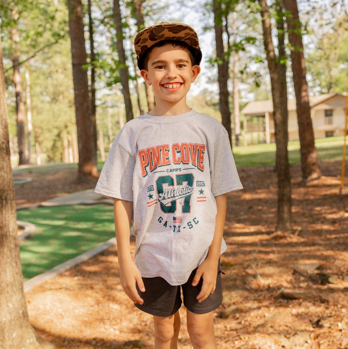Youth American Tee - Pine Cove Web Store