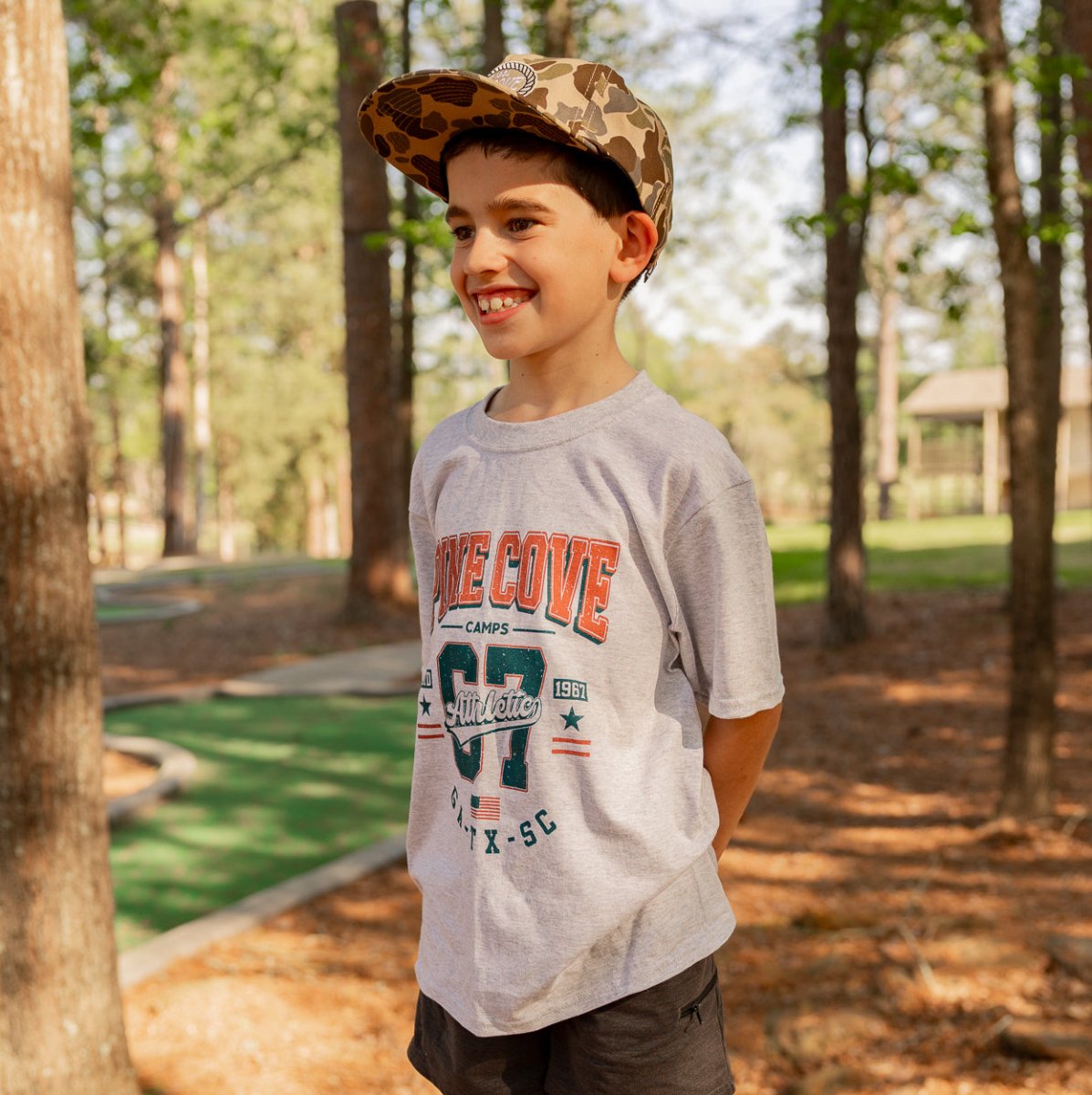 Youth American Tee - Pine Cove Web Store