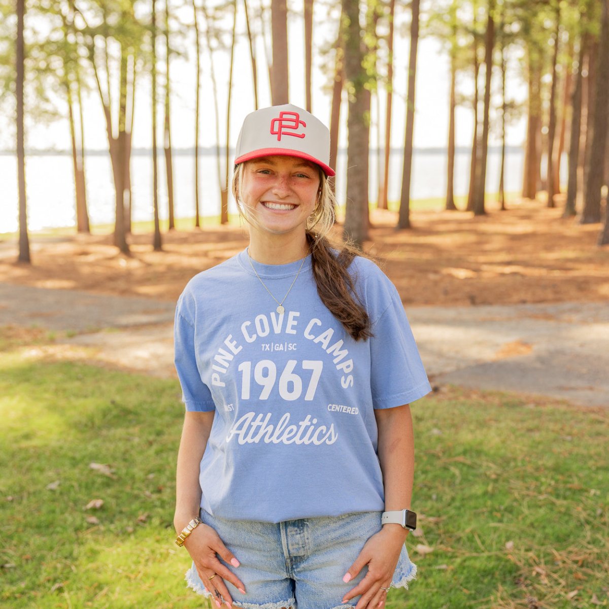 Adult Athletics Tee - Blue - Pine Cove Web Store