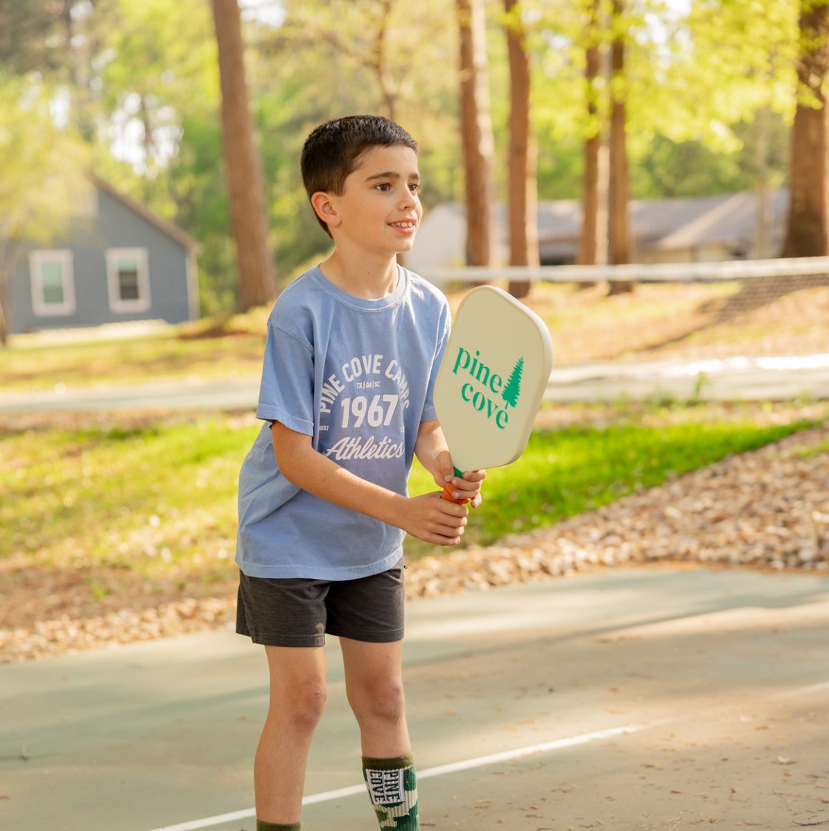 Youth Athletics Tee - Blue - Pine Cove Web Store