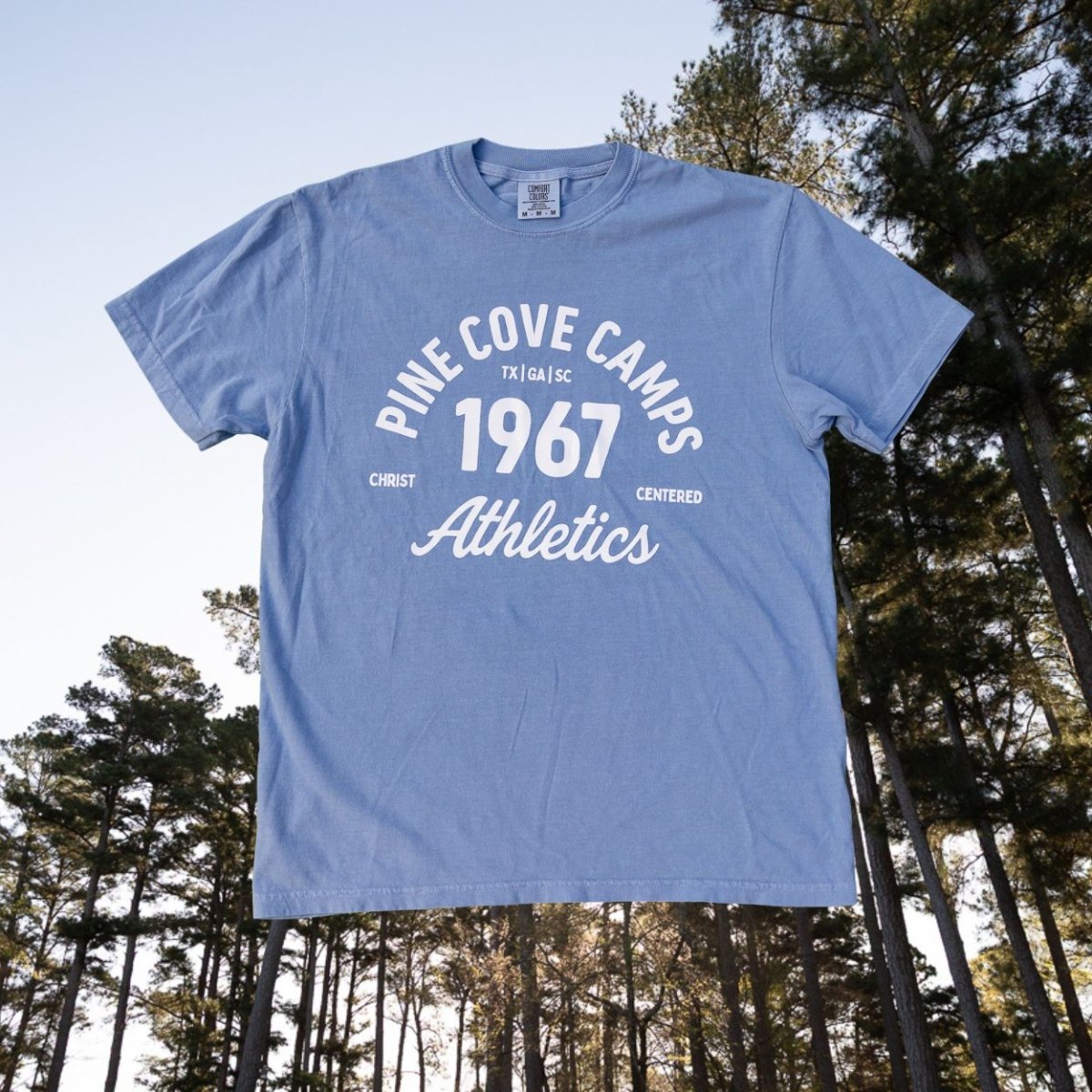 Adult Athletics Tee - Blue - Pine Cove Web Store