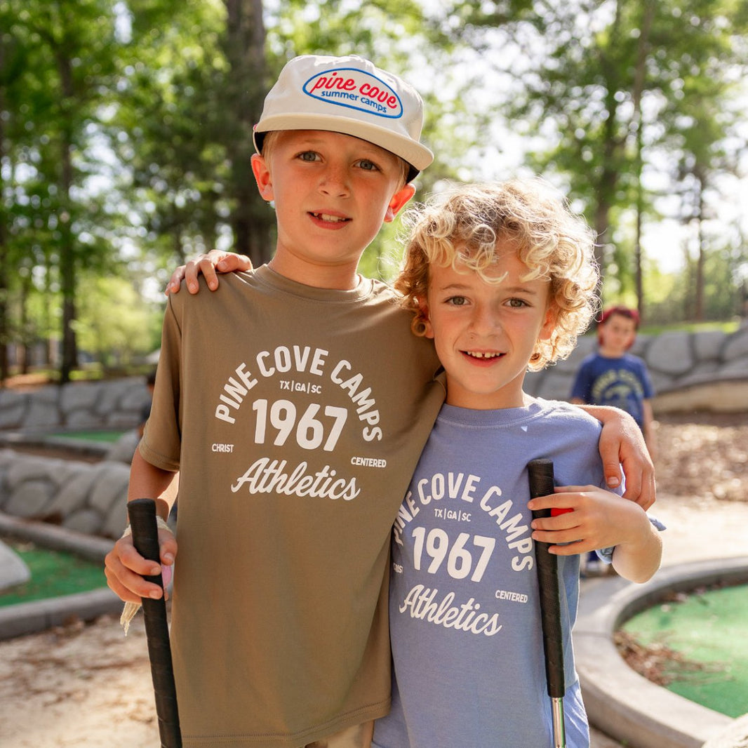Youth Athletics Tee - Olive - Pine Cove Web Store