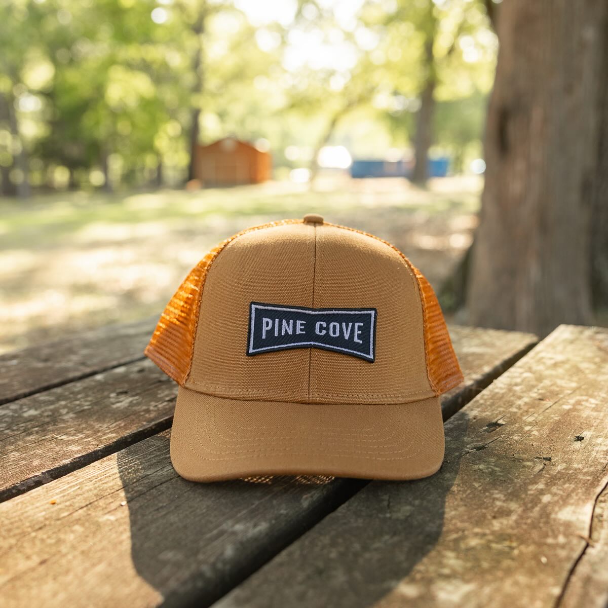 Brown Patch Hat - Pine Cove Web Store