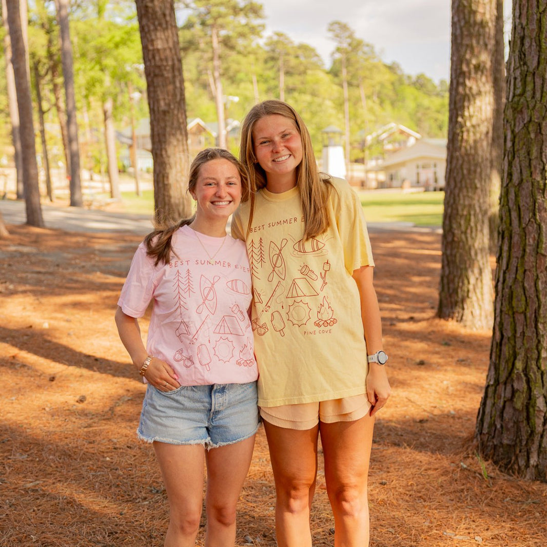Adult Camp Things Tee - Pine Cove Web Store