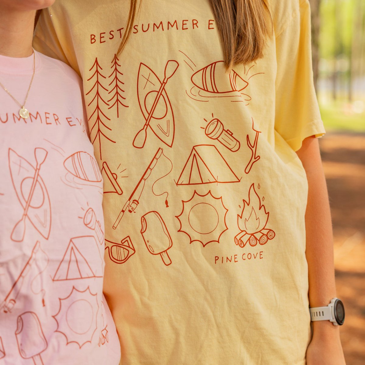 Adult Camp Things Tee - Pine Cove Web Store