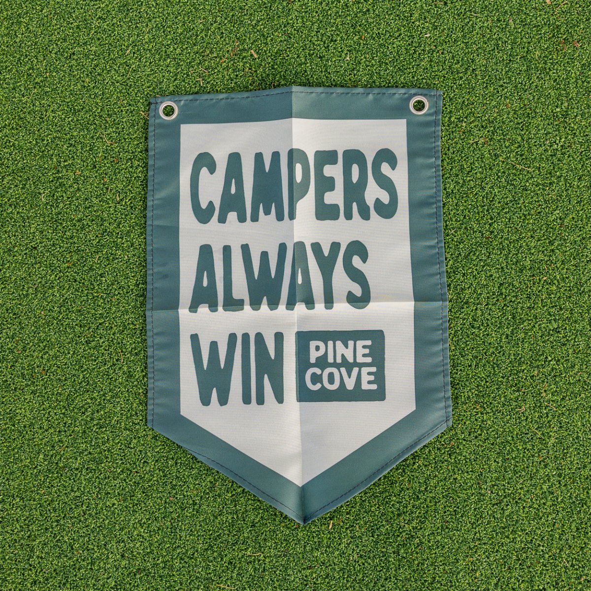 Campers Always Win Pennant - Pine Cove Web Store