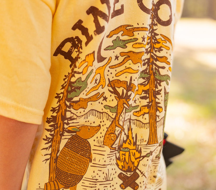 Youth Camp Fire Tee - Pine Cove Web Store