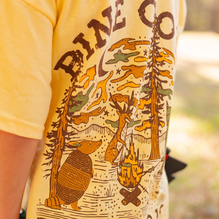 Youth Camp Fire Tee - Pine Cove Web Store
