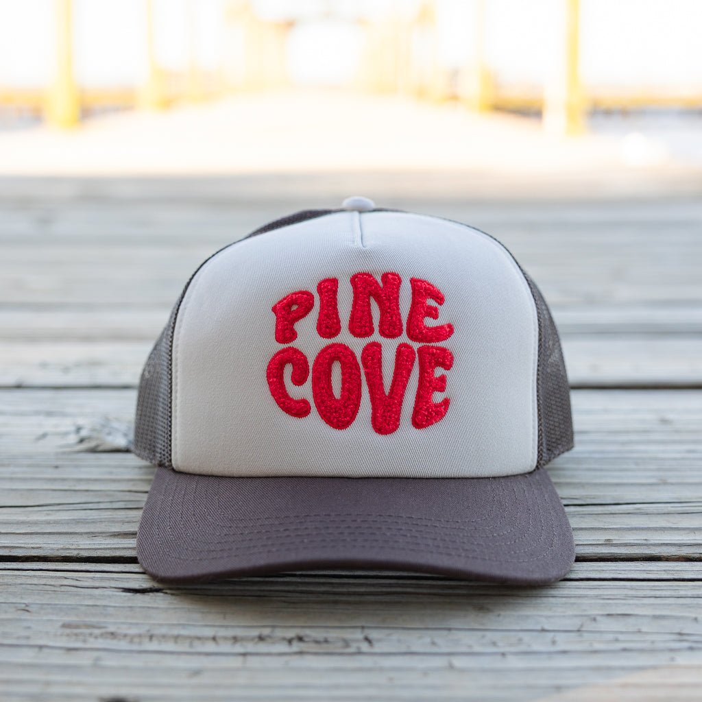 Chenille Trucker Hat - Pine Cove Web Store