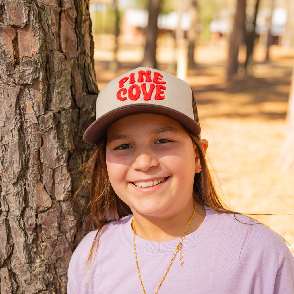 Chenille Trucker Hat - Pine Cove Web Store