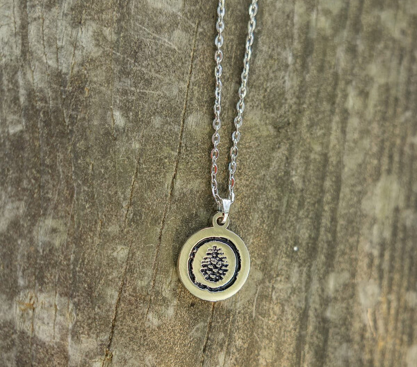 Circle Pendant Necklace - Pine Cove Web Store