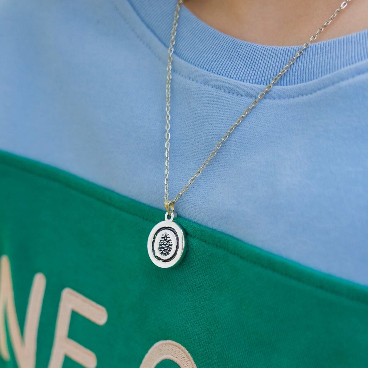 Circle Pendant Necklace - Pine Cove Web Store