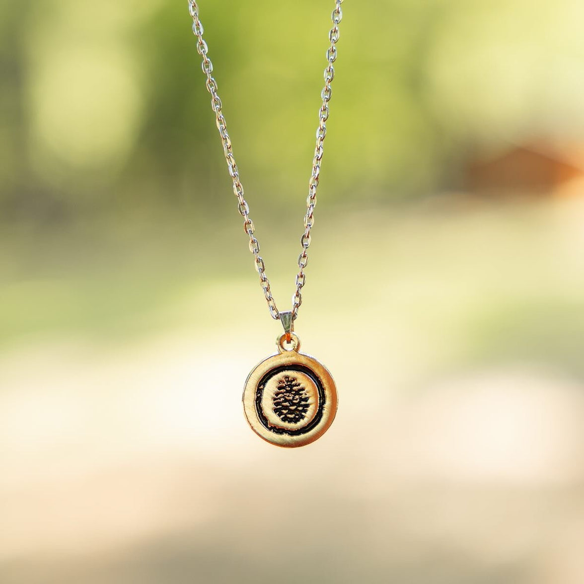 Circle Pendant Necklace - Pine Cove Web Store