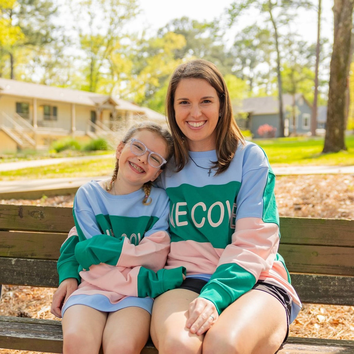 Youth Color Block Crew - Pine Cove Web Store