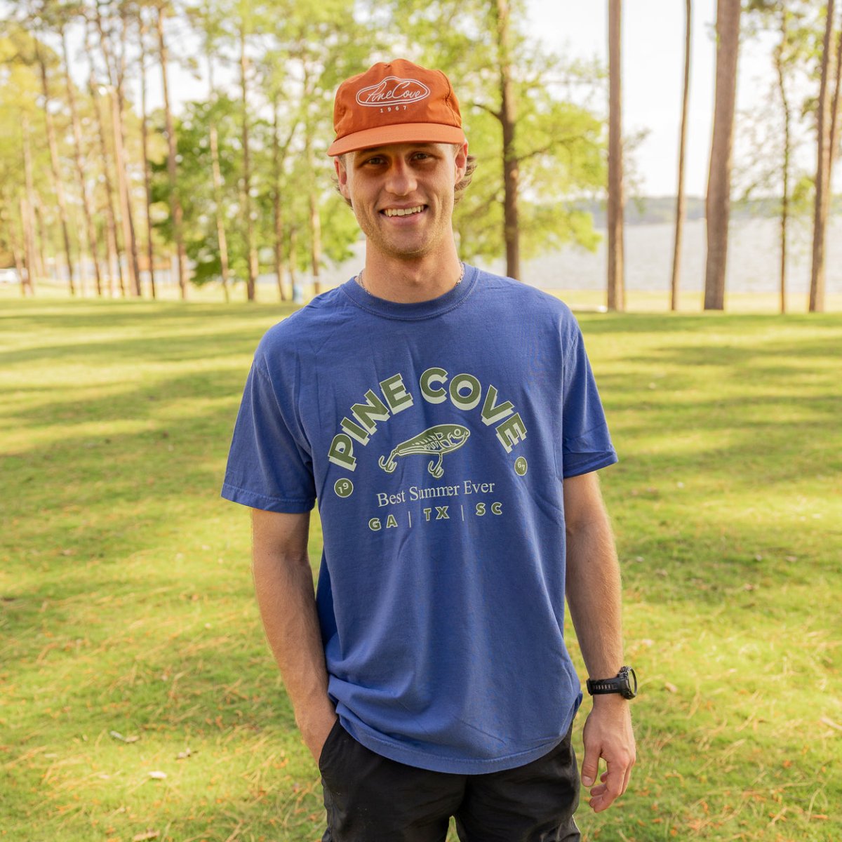 Adult Fishing Tee - Pine Cove Web Store
