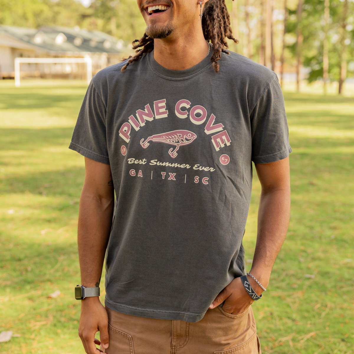 Adult Fishing Tee - Pine Cove Web Store