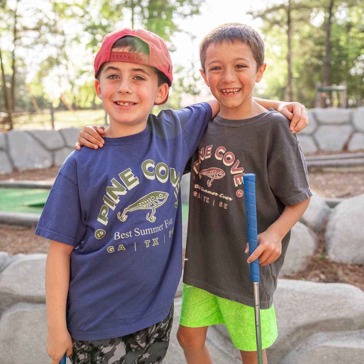 Youth Fishing Tee - Pine Cove Web Store