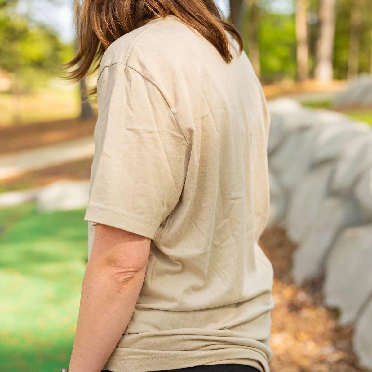 Adult Flower Stamp Tee - Pine Cove Web Store