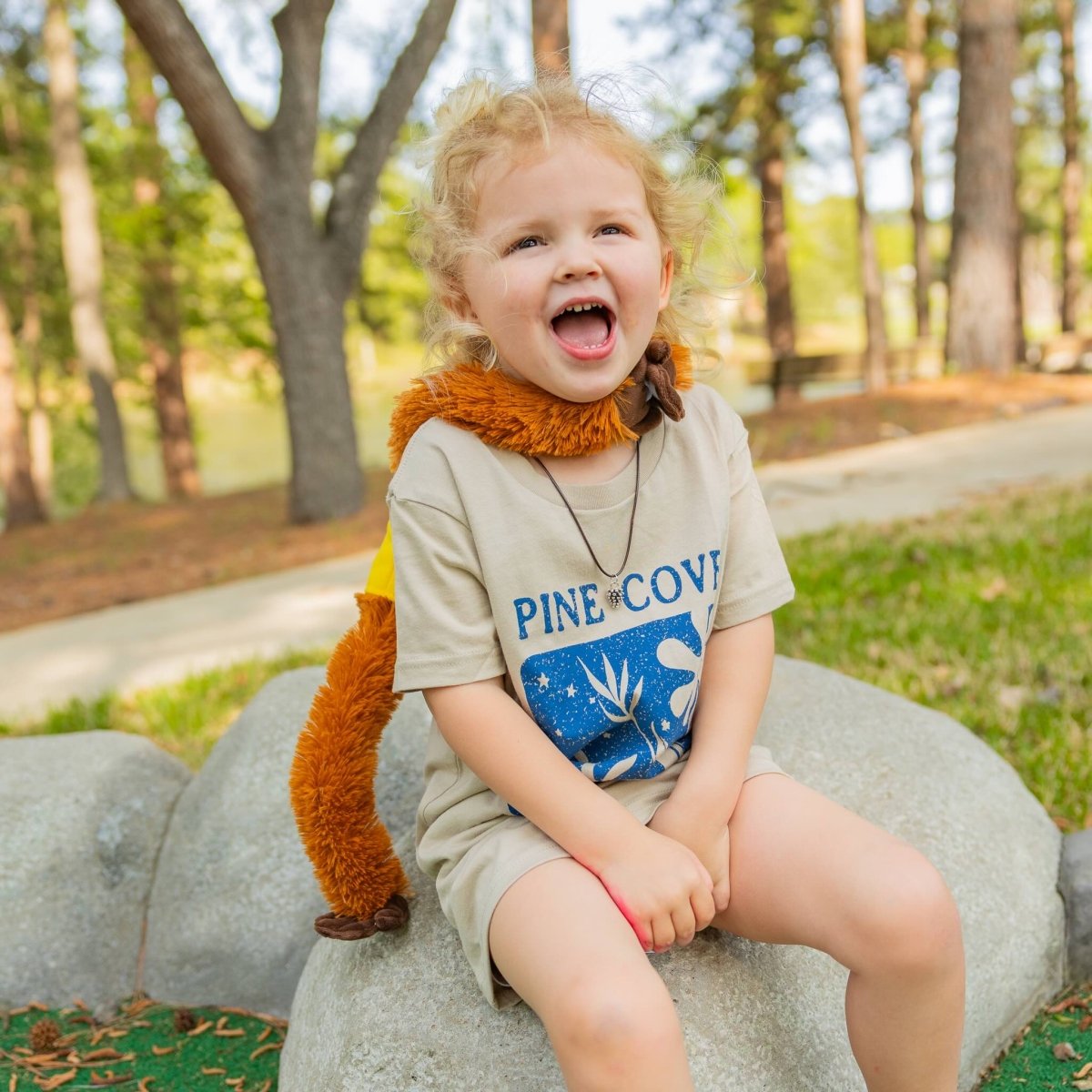 Youth Flower Stamp Tee - Pine Cove Web Store