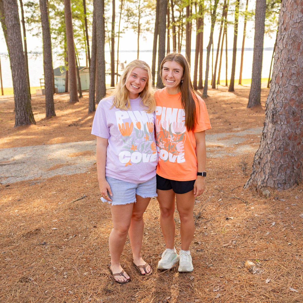 Adult Flower Tee - Pine Cove Web Store