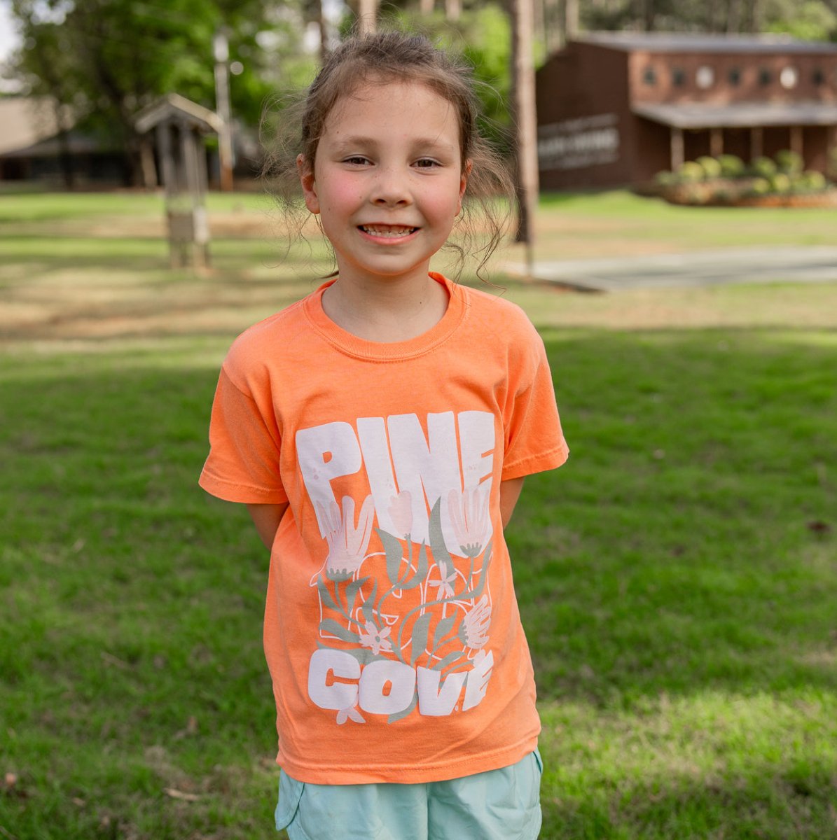 Youth Flower Tee - Pine Cove Web Store