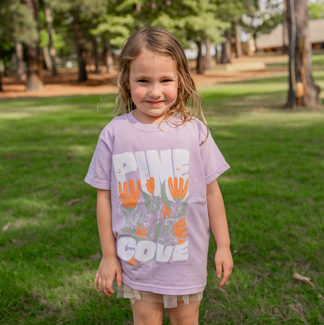 Youth Flower Tee - Pine Cove Web Store
