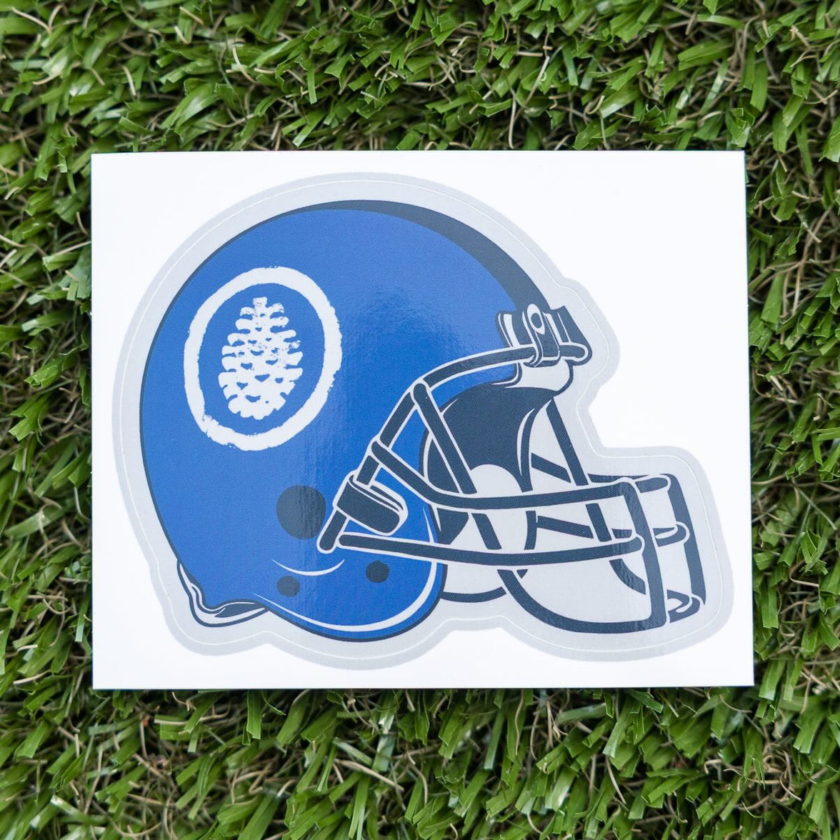Football Helmet Sticker - Pine Cove Web Store
