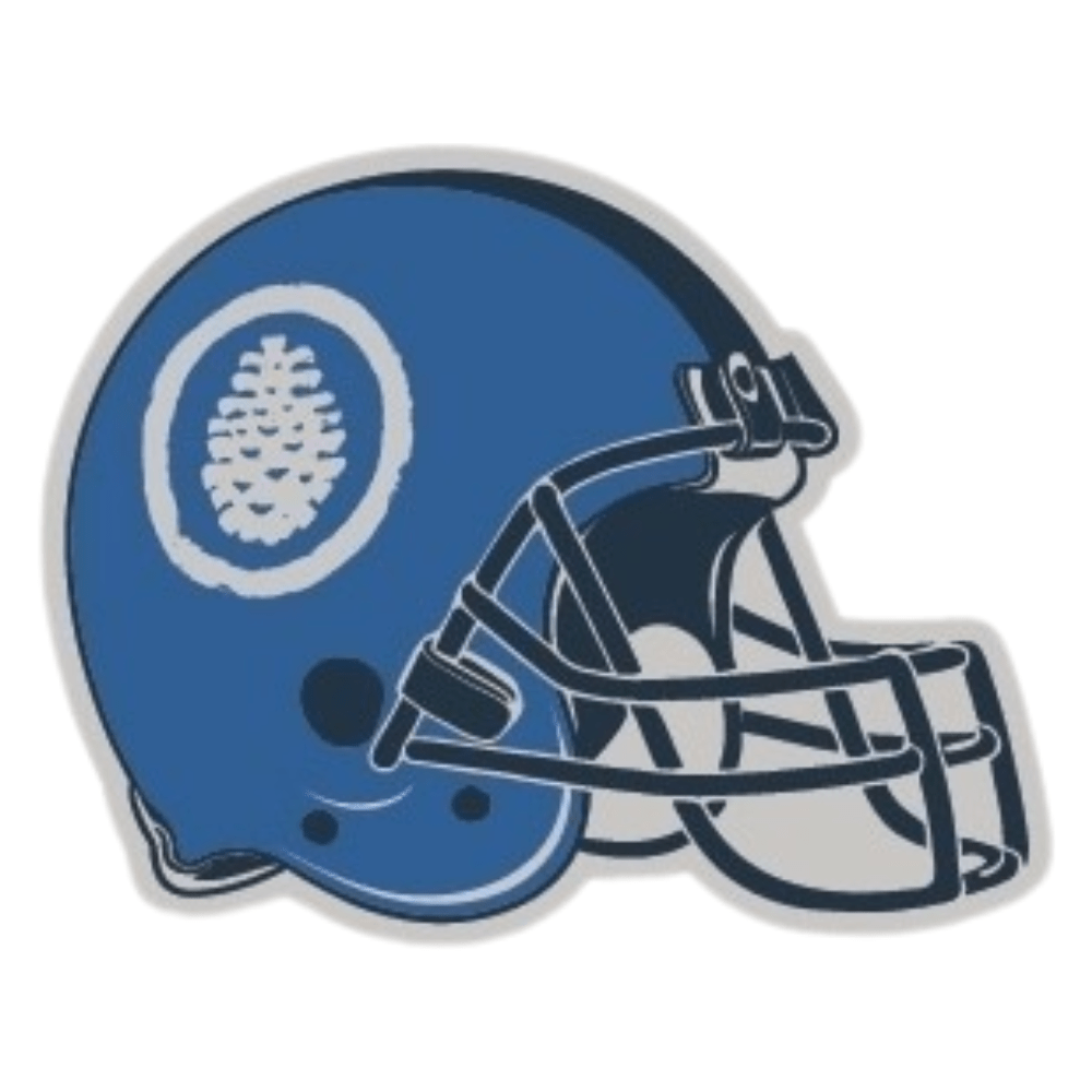 Football Helmet Sticker - Pine Cove Web Store
