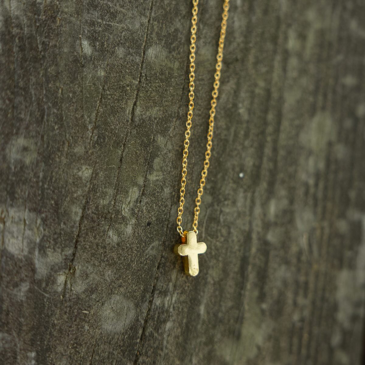 Gold Cross Necklace - Pine Cove Web Store