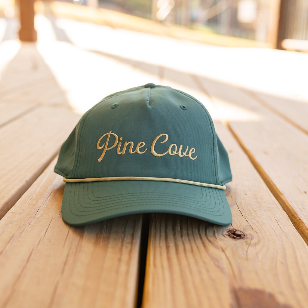 Green Athletic Hat - Pine Cove Web Store