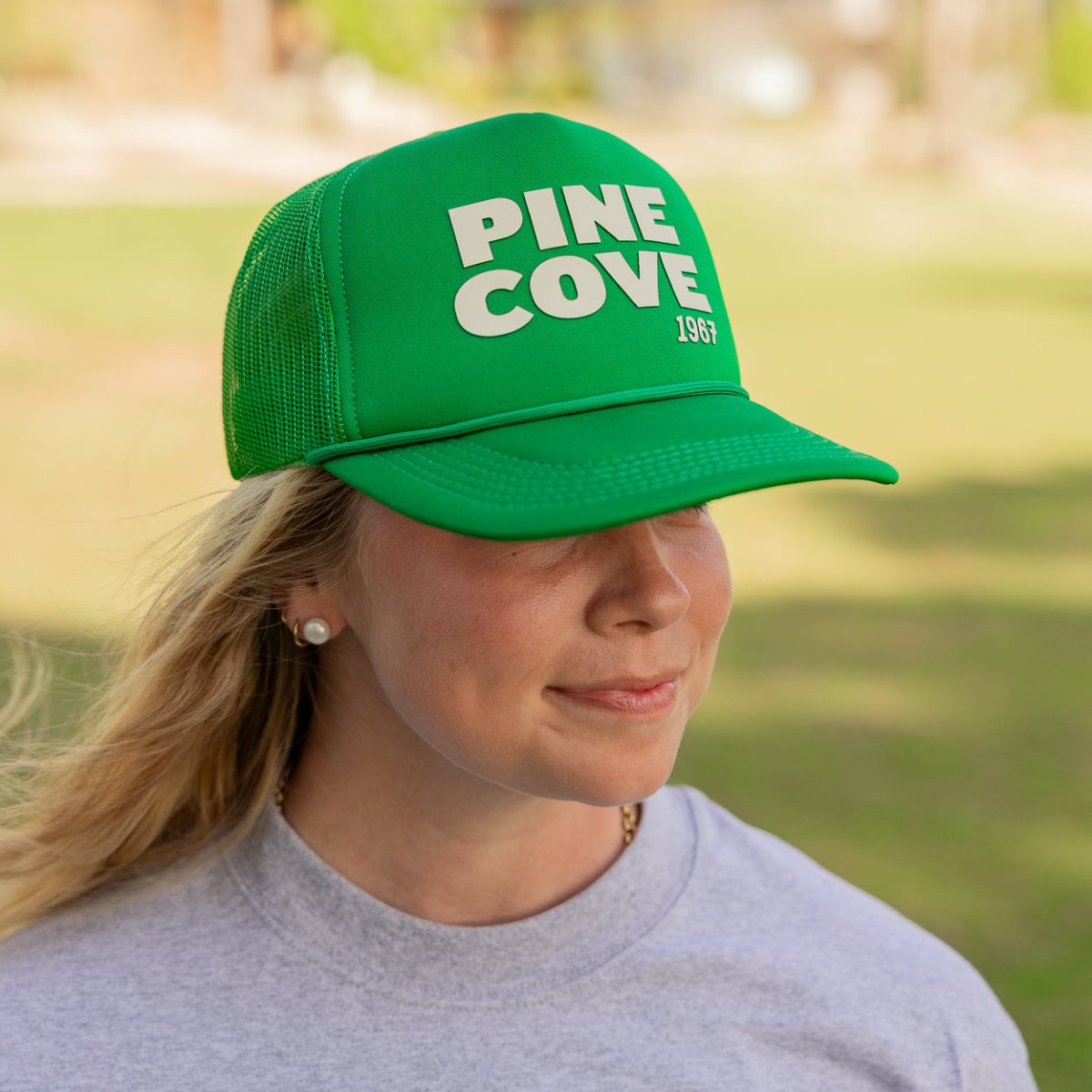 Green Pine Cove Trucker - Pine Cove Web Store