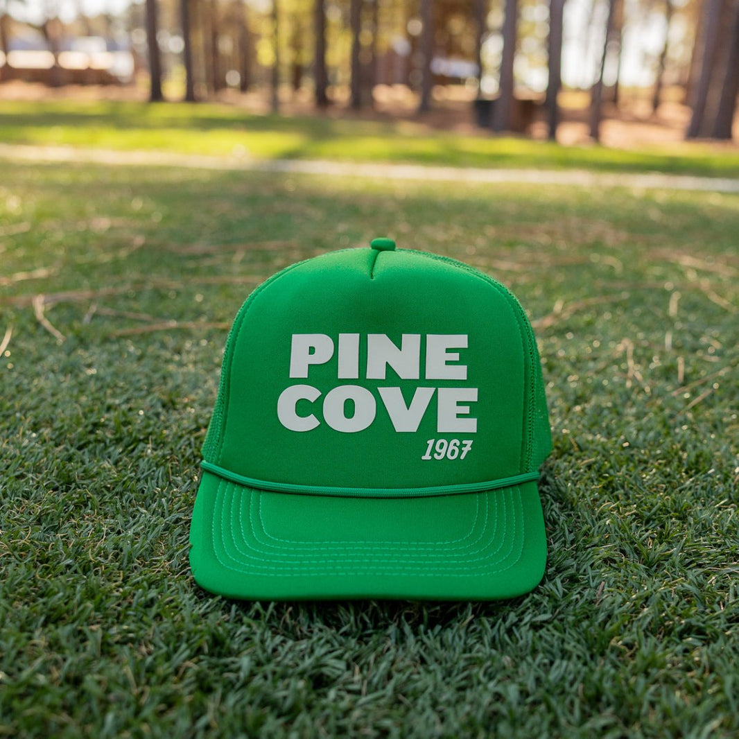 Green Pine Cove Trucker - Pine Cove Web Store