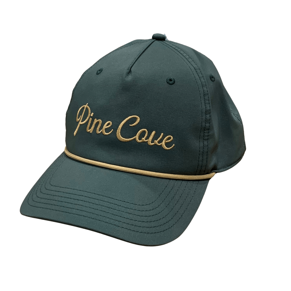 Green Athletic Hat - Pine Cove Web Store