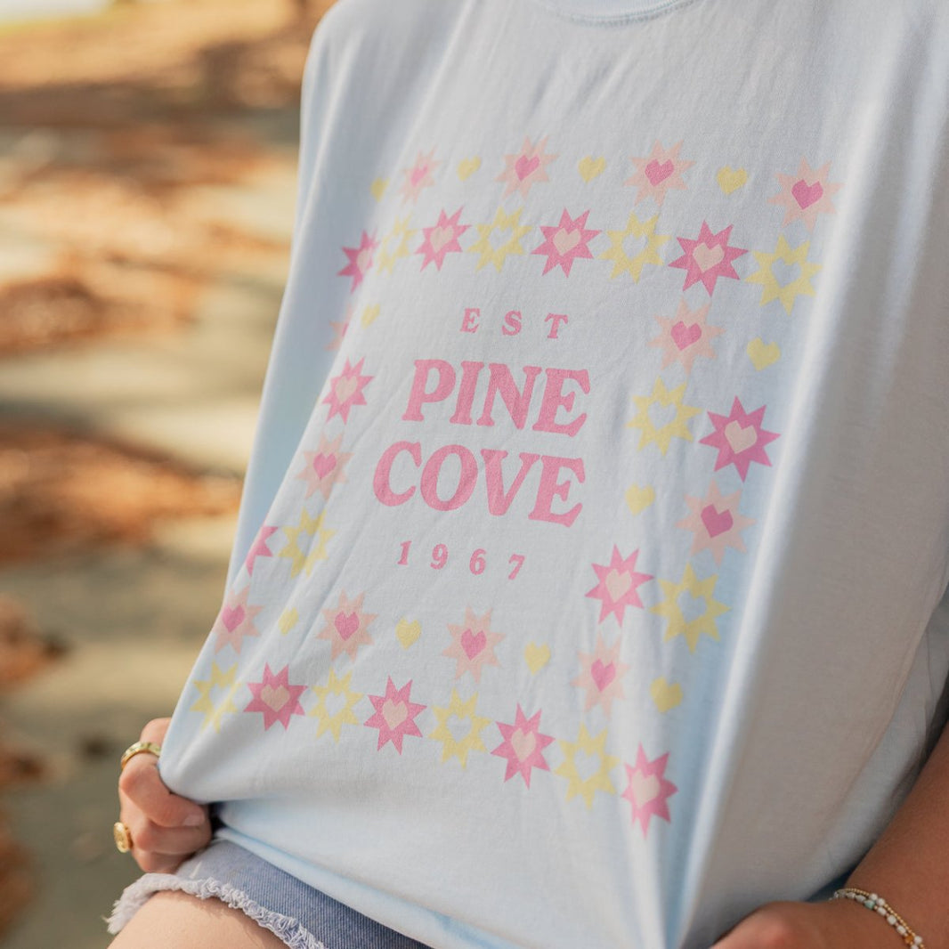 Adult Heart Sparkle Tee - Pine Cove Web Store