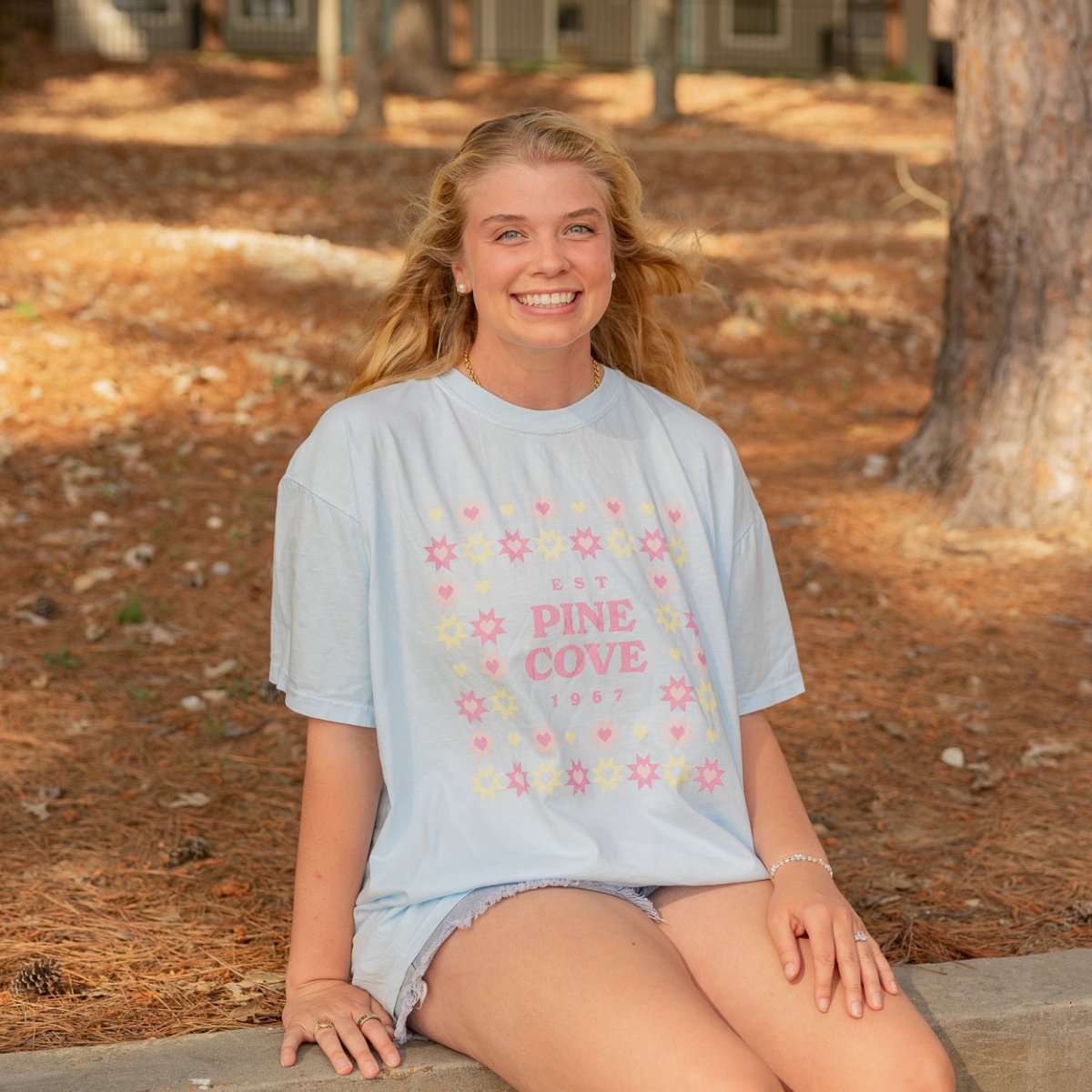 Adult Heart Sparkle Tee - Pine Cove Web Store