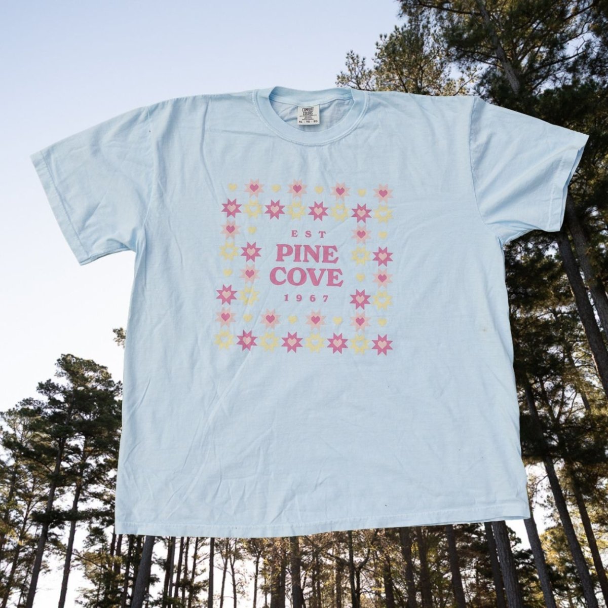 Adult Heart Sparkle Tee - Pine Cove Web Store