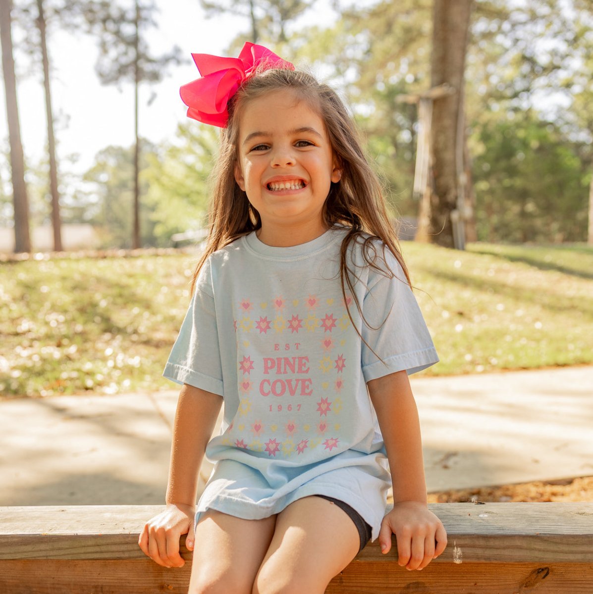 Youth Heart Sparkle Tee - Pine Cove Web Store
