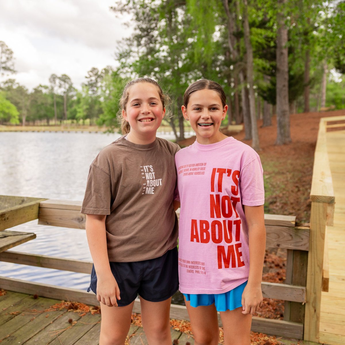 It's Not About Me Tee 2026 Brown - Pine Cove Web Store