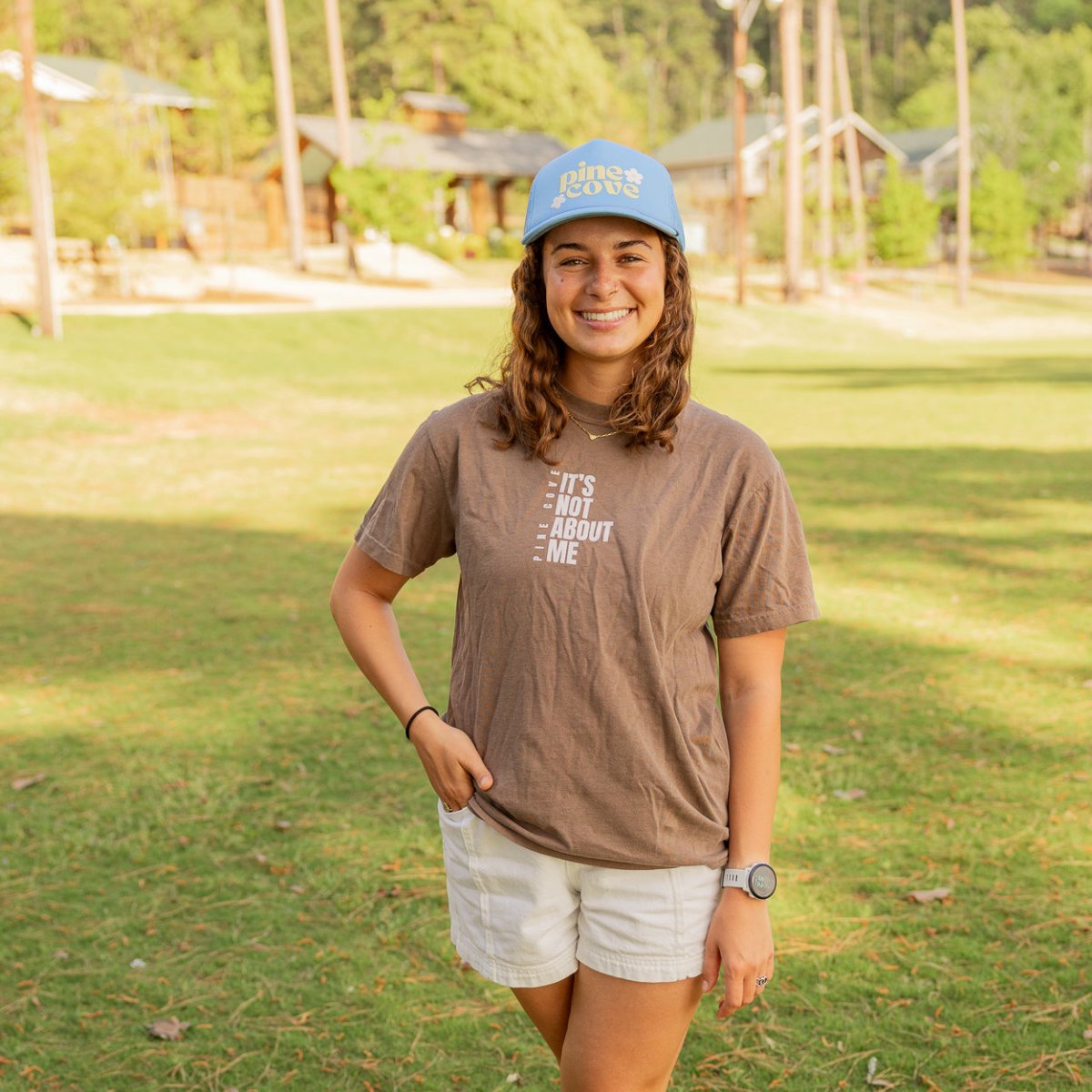 It's Not About Me Tee 2026 Brown - Pine Cove Web Store