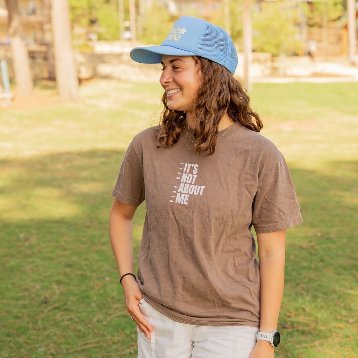 It's Not About Me Tee 2026 Brown - Pine Cove Web Store