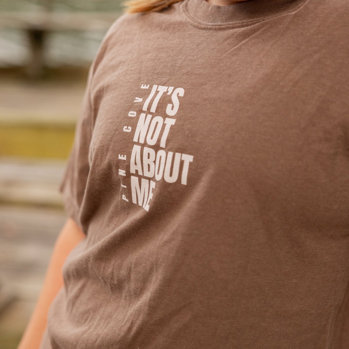It's Not About Me Tee 2026 Brown - Pine Cove Web Store