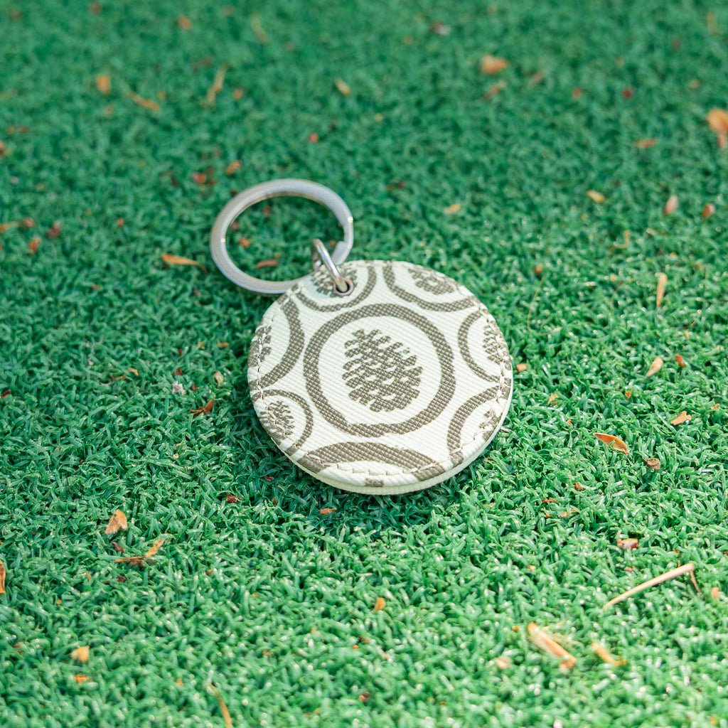 Round Leather Keychain - Pine Cove Web Store