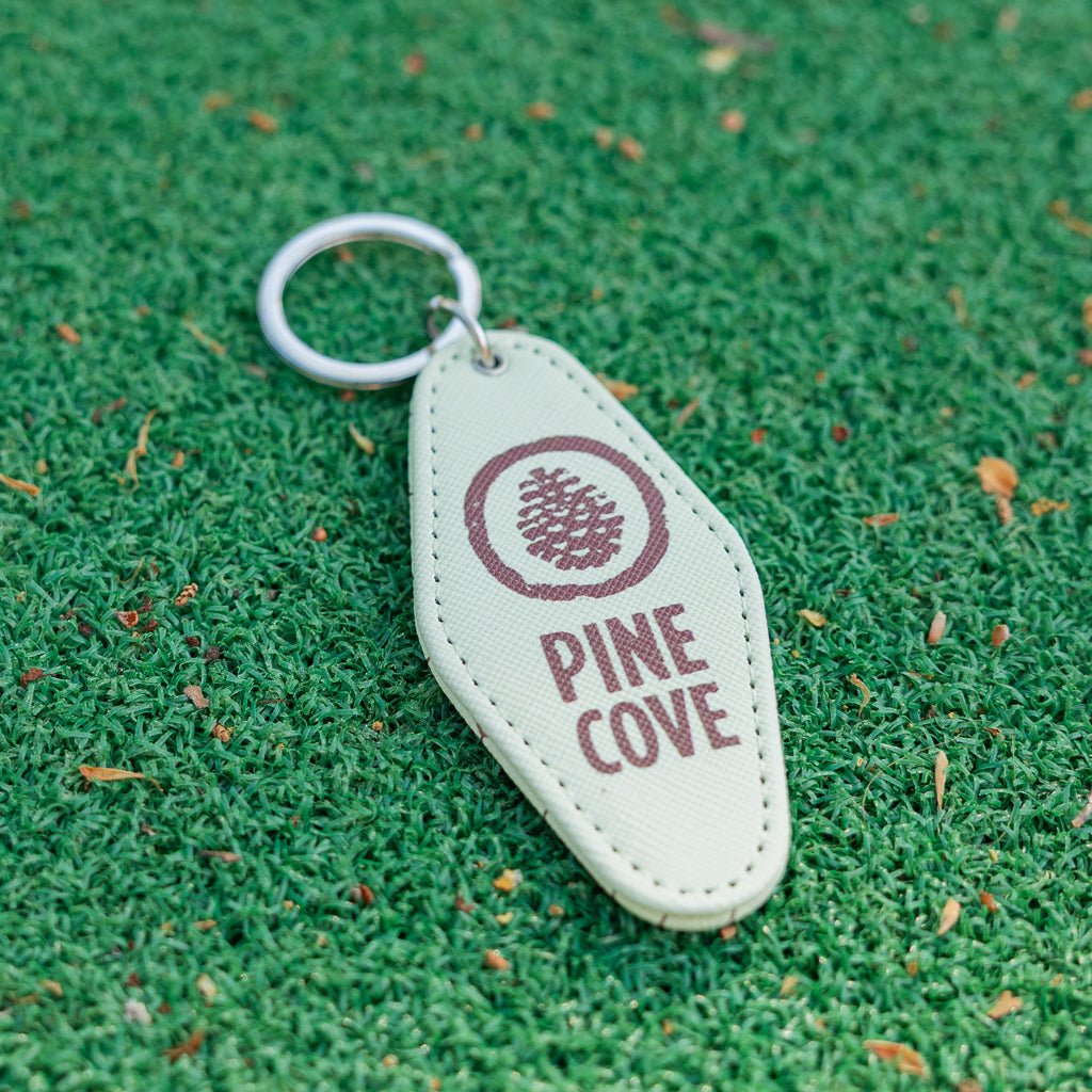 Vintage Motel Keychain - Pine Cove Web Store