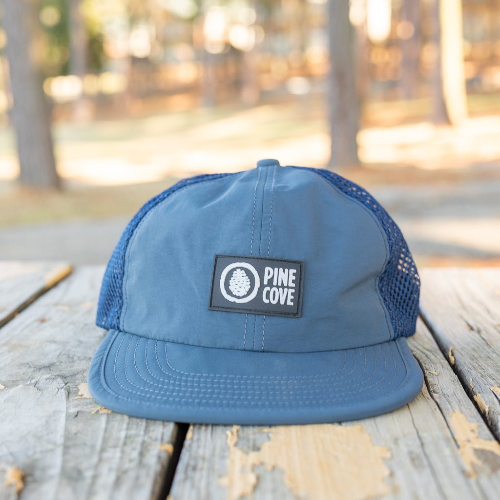 Mesh Hat - Blue - Pine Cove Web Store