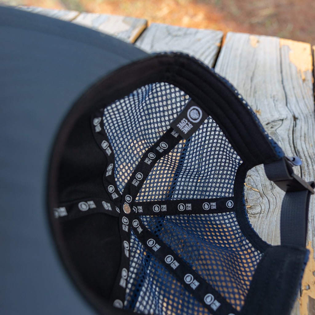 Mesh Hat - Blue - Pine Cove Web Store